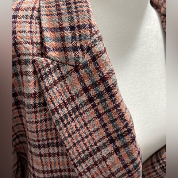 Zara Checkered Blazer Women’s XL NWT - Picture 5 of 7